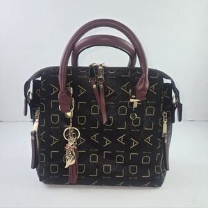 Elegant Black and Gold Satchel by ALDO